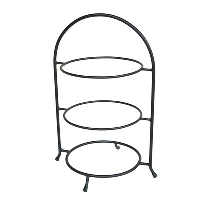 ../frankl24shop/Etagere Schwarz für Teller bis 18 - 26 cm groß